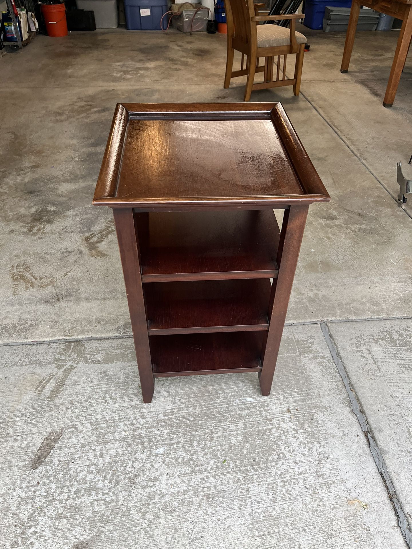 Four tiered end table, side table