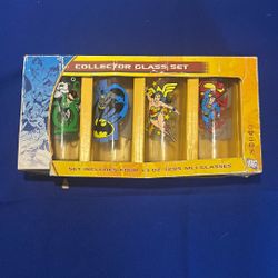 Collector Set Four 10ox Glass Set