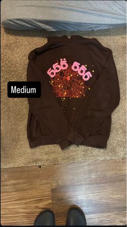 Sp5der 555 Brown Hoodie (medium)