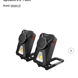 Infinity X1 Flashlight/Bluetooth Speaker 