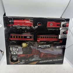 Adventure Force Adventure Railway Remote Controlled Train Lights Smoke Sound NIB