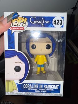 CORALINE IN RAINCOAT FUNKO POP