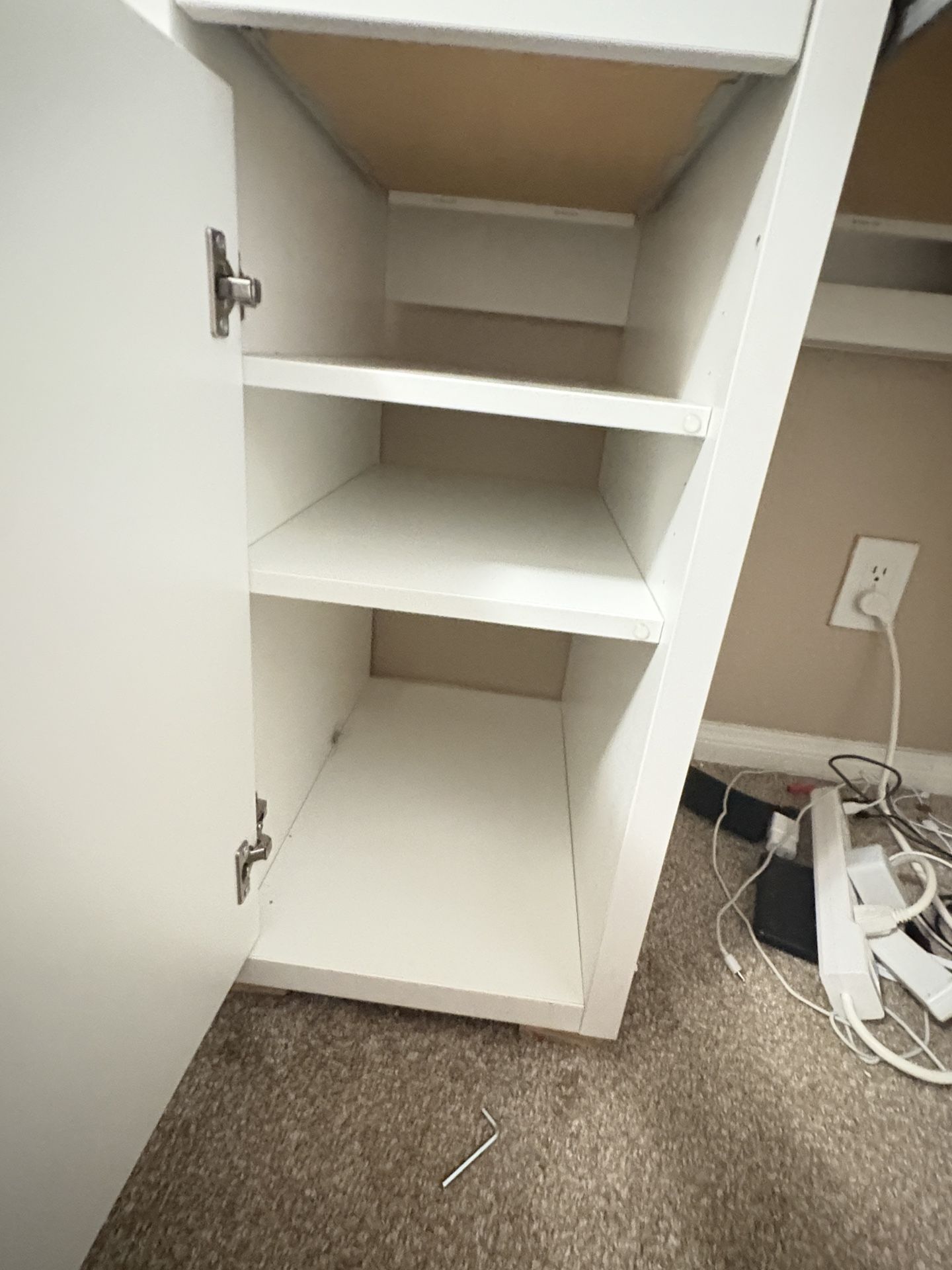 White IKEA Desk