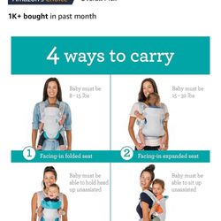 4 In 1 Baby Carrier