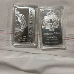 10x. - 1oz Silver Bars 