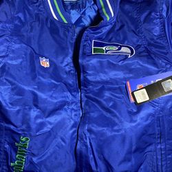 L Seattle Seahawks jacket puffer 