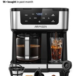 airmsen dual brew coffee maker