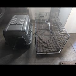 Two Pet Carriers 