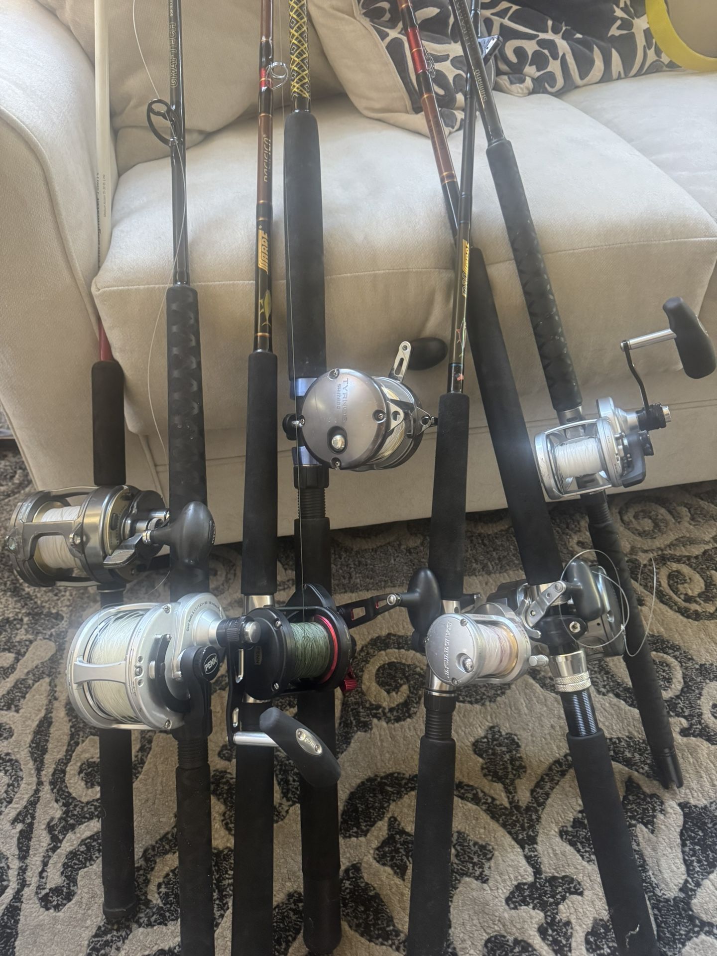 Offshore Fishing Rods & Reels- Shimano, Penn, Daiwa, Graftech, AFTCO, Sabre 