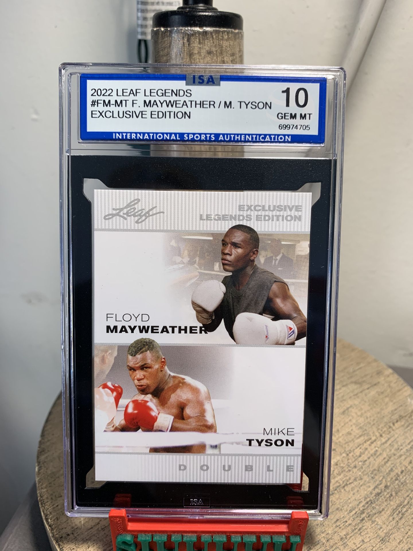 2022 Leaf Legends Exclusive Edition Mayweather / Mike Tyson  