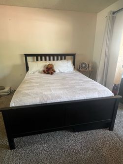 IKEA Queen Bed Frame with Drawer
