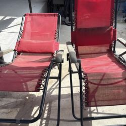 Lounge chairs (2) for $15.00