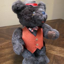 Kent Collectible Grandpa Bear With Red Vest