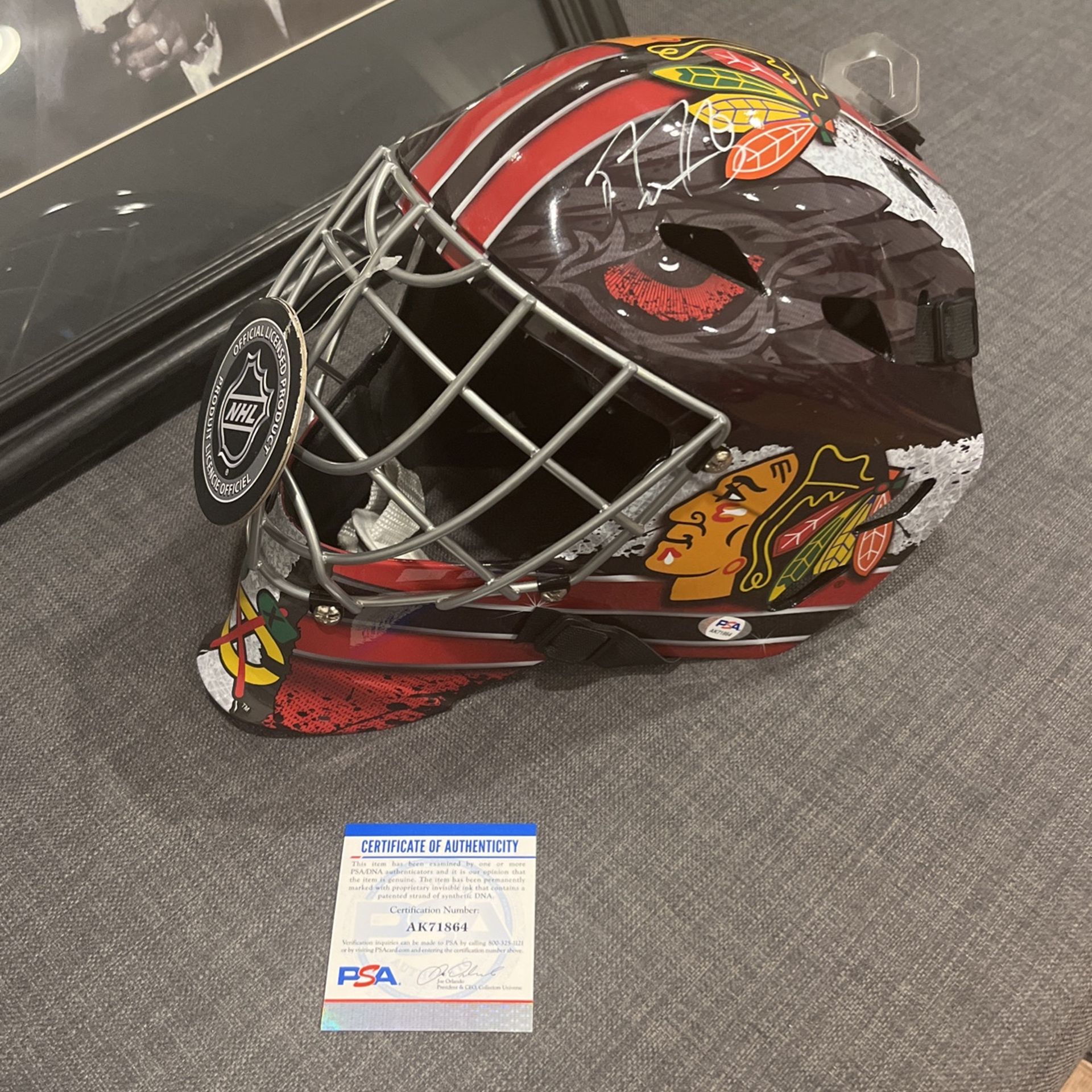 Andre Flurry Blackhawks Helmet
