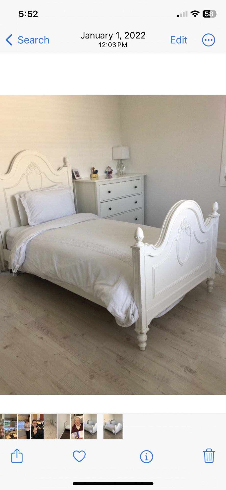 Shabby Chic Twin Bed Frame