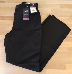 Lee Mid Rise Black Pants Size 10M
