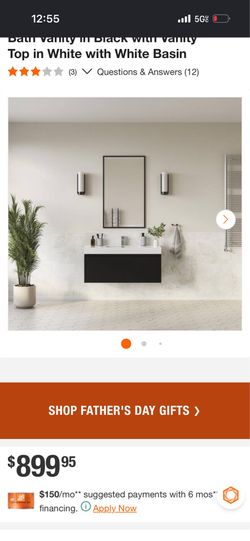 46 in bathroom vanity