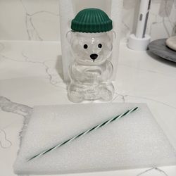 Glass beer cup $15