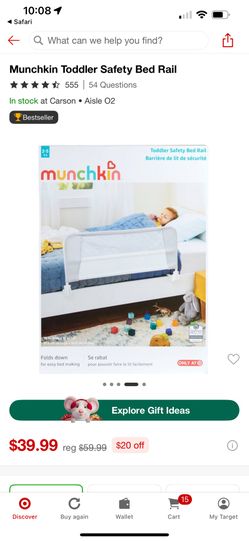 Munchkin Toddler Safety Bed Rail