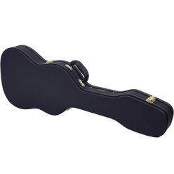 Crossrock Wood Case fits Right-Hand Precision Bass Style Guitars-Black(CRW620PBBK)