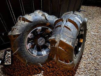 Brand new UTV paddle tires and wheels