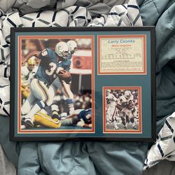 Larry Csonka Framed Photo 