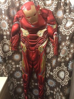 New Boy’s Iron Man Costume Size Large