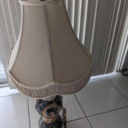  Vintage Porcelain Lamp Working Condition 
