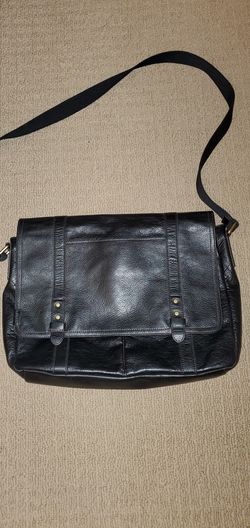 fossil leather briefcase (new)