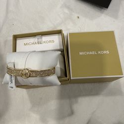 Michael Kors  Gold Crystal Bracelet Bangle