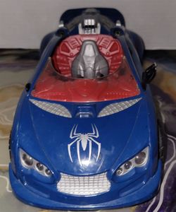 2007 Marvel Hasbro Spider-Man 11" Web Slicks Convertible Car
