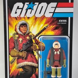 Super7 Reaction G.I. Joe Kwinn Elite Tracker Action Figure 3.75"