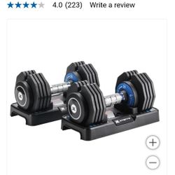 Like new Xterra Adjustable Dumbbells Set
Item  1776765 Sells at Costco for $299 plus tax.