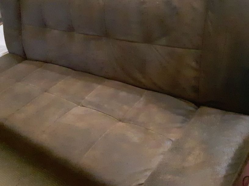 Futon Brushed Faux Suede