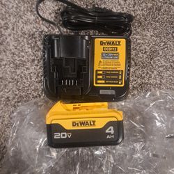 Dewalt 20v battery & charger (firm price)