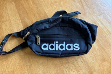 Adidas Unisex Black Waist Bag