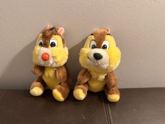 Vintage Disneyland Chip & Dale Plushies