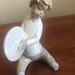 Lladro Boy With Cymbals #4613