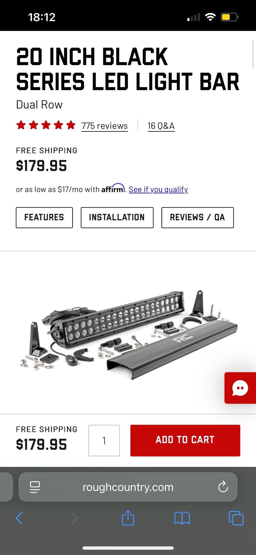 Rough Country LED Light Set