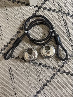 Brinks lock and master cable