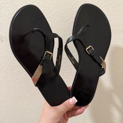 Burberry Belted Thong Sandals
