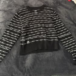 Sketchy Tank Barbed Wire Sweater