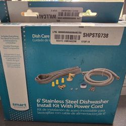 Dishwasher install Kit With Power Cord NIB