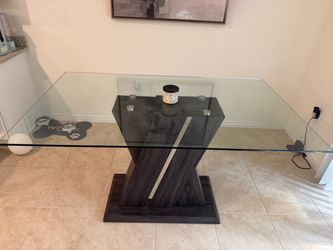 Glass Dining Table