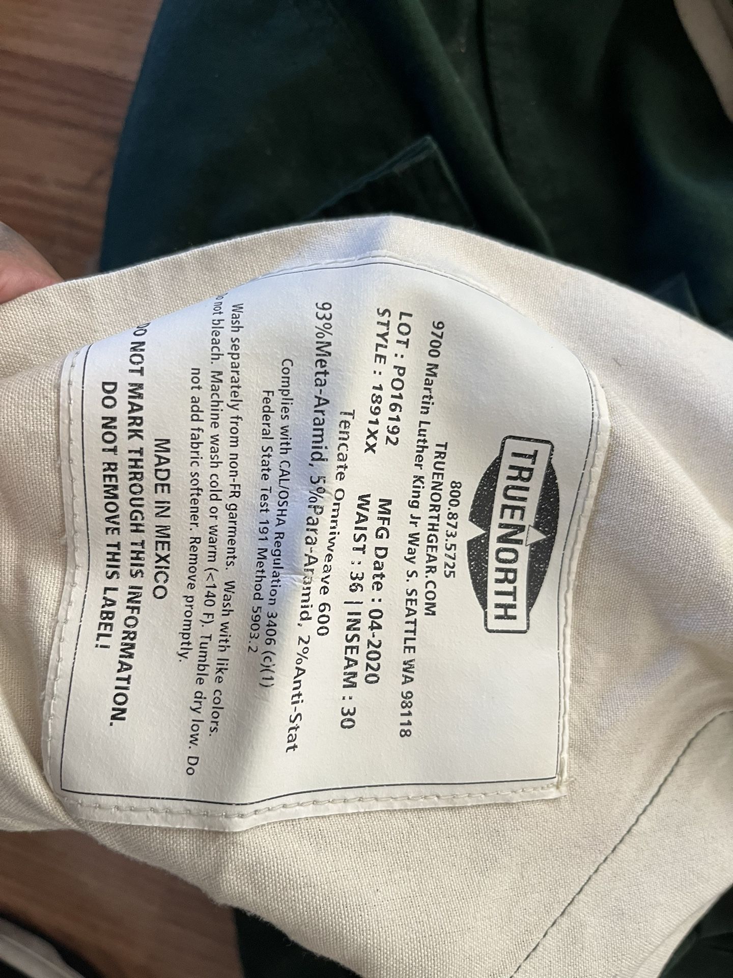 True north Bottom Nomex