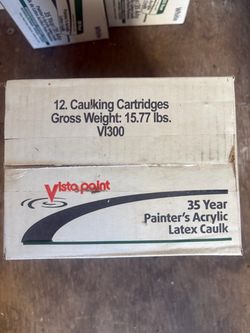 Vista painter’s acrylic latex caulk