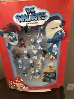 Smurf entire set from McDonalds. RARE