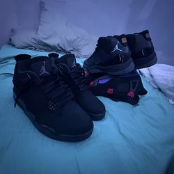 Jordan 4s Black cat size 9