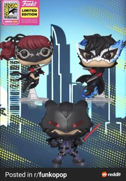 SDCC 2026 COMPLETE SET Persona 5 Royal Funko Pop - Violet (LE 500 GRAIL), Joker & Loki (IN-HAND)