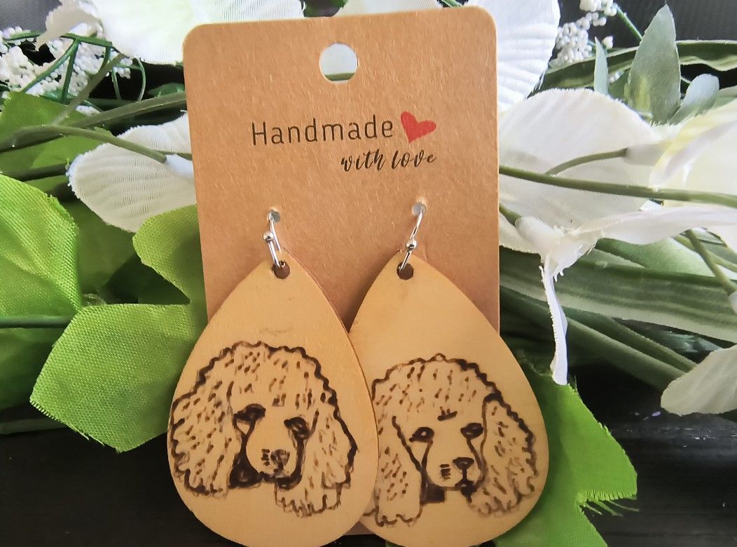 Poodle Earrings